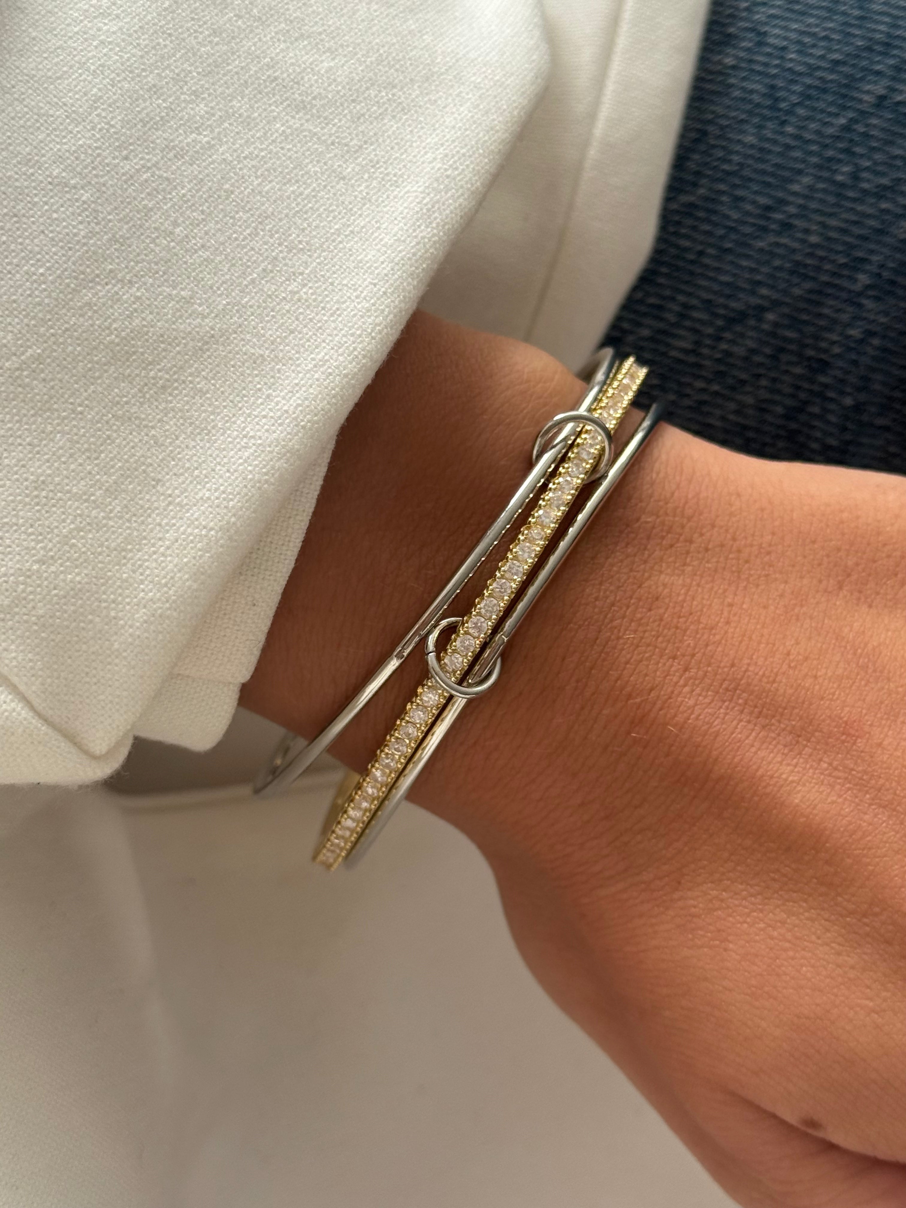 Iced Cuffed Bracelet