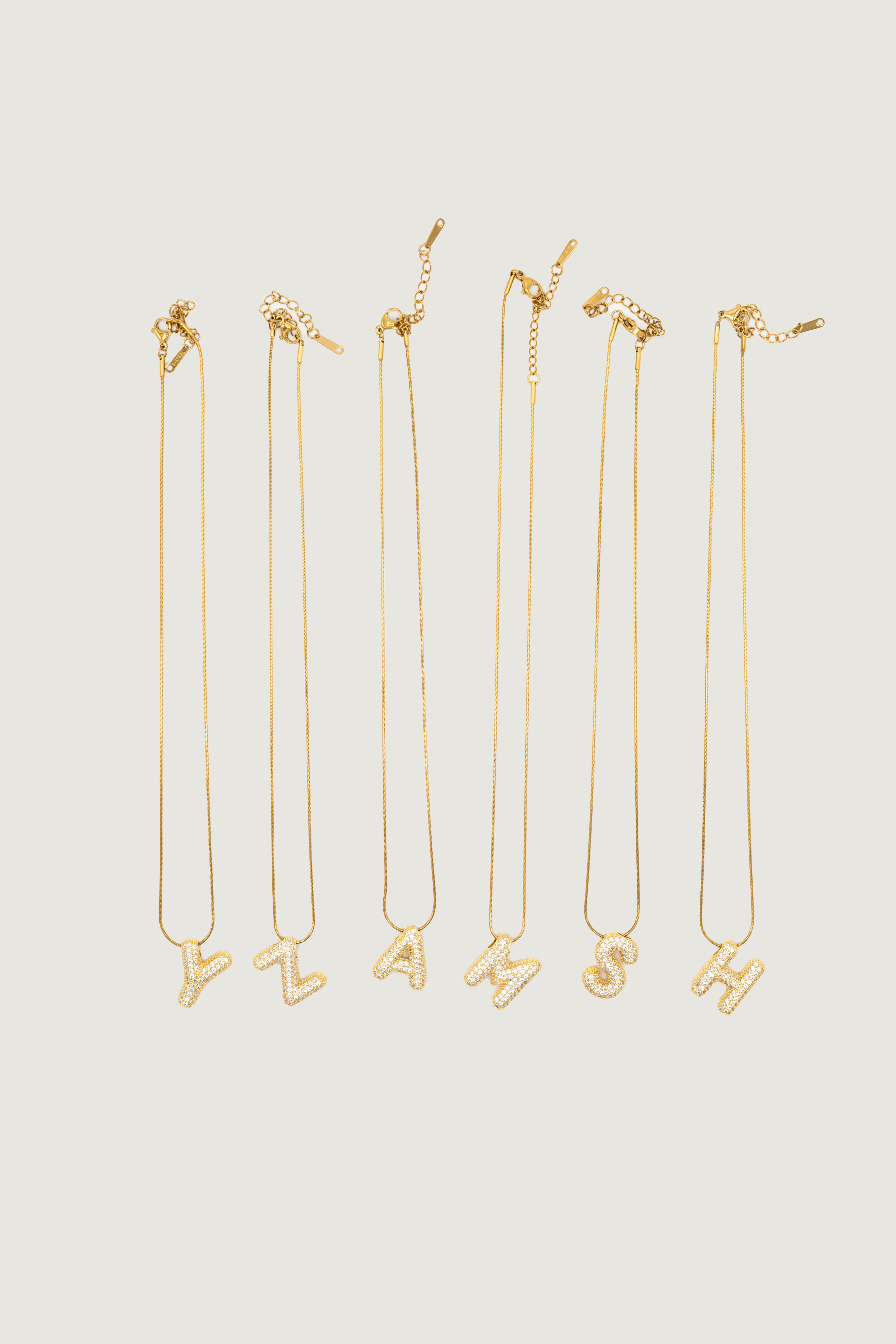 Iced Letters Necklace