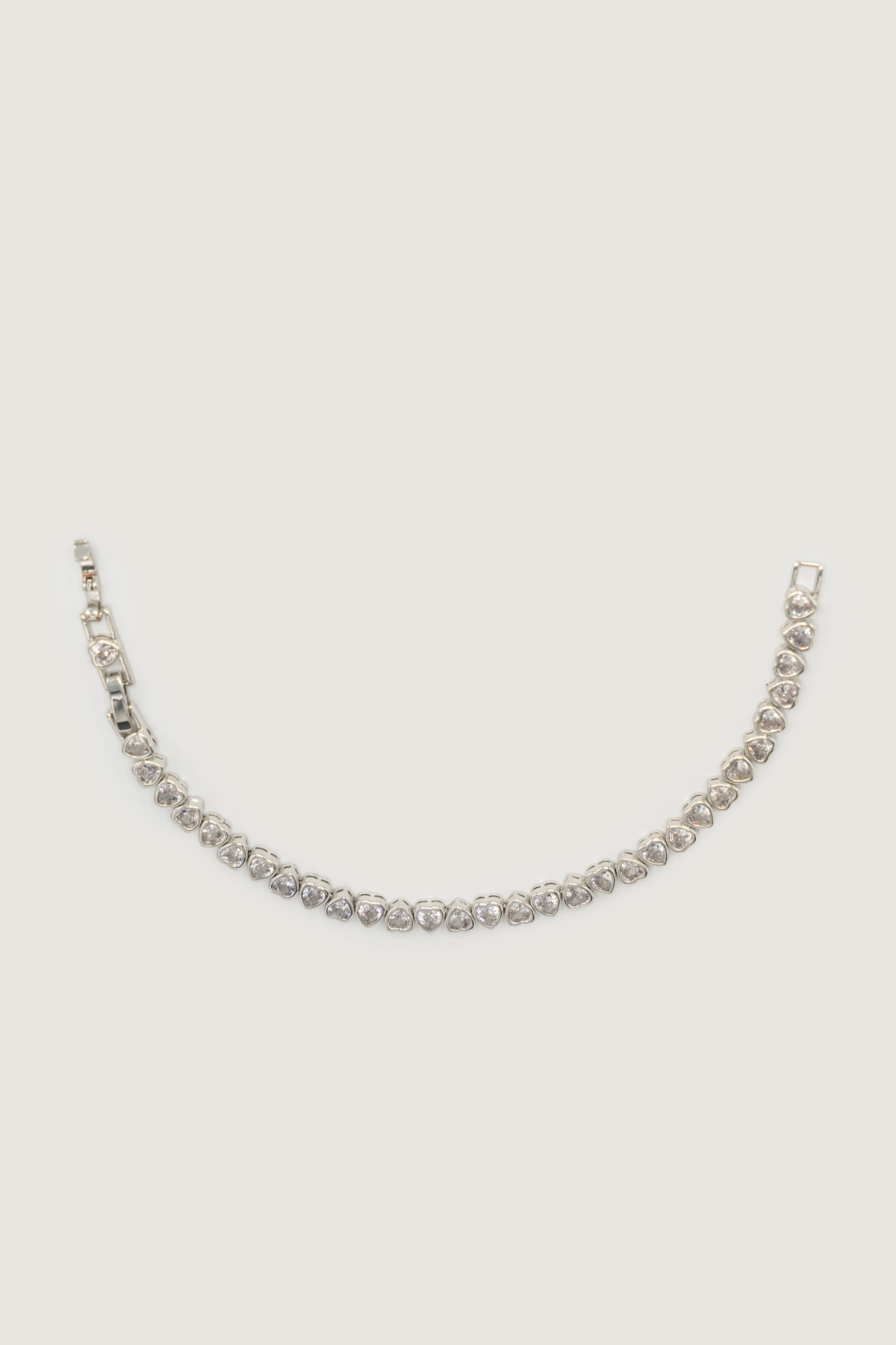 Mini Silver Hearts Bracelet