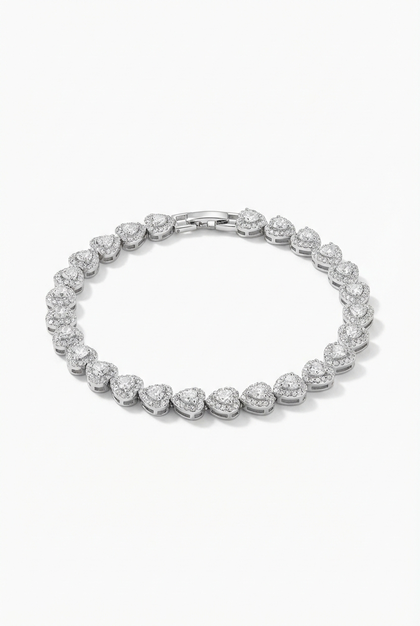 Thick Hearts Bracelet