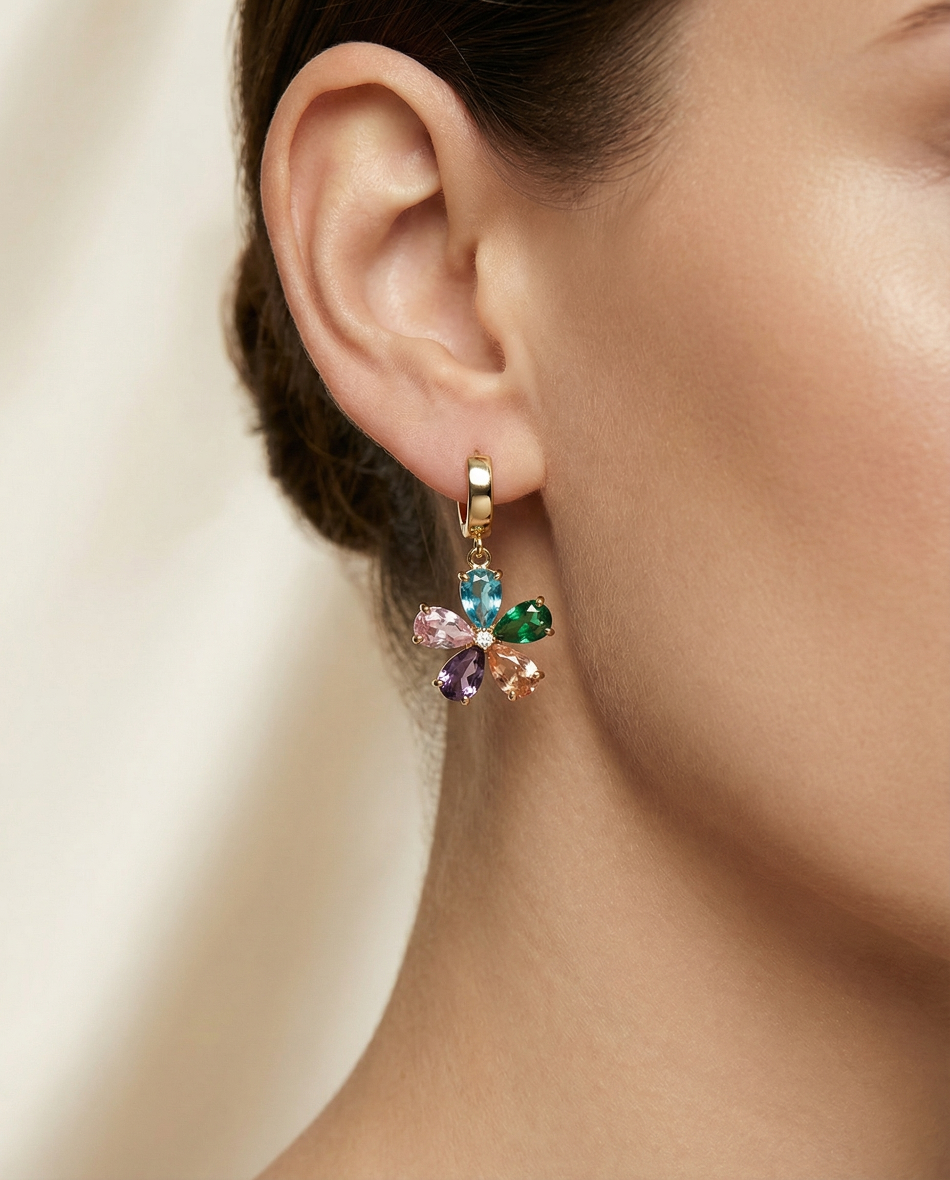 Colorful Flower Earrings