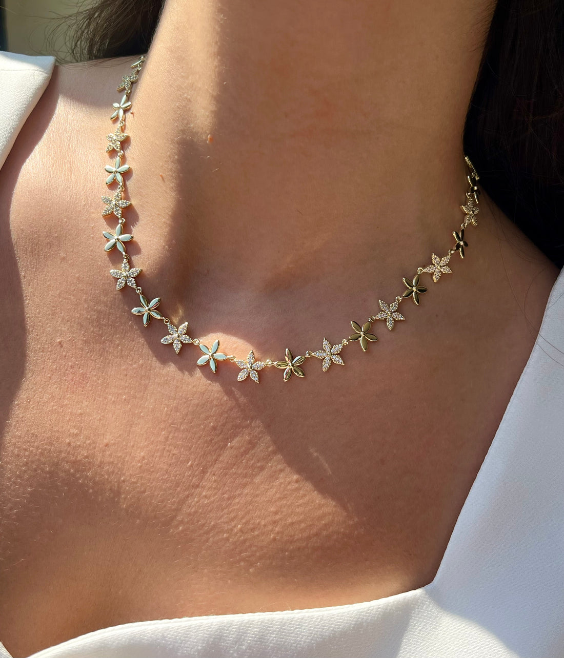 Multi Flower Necklace