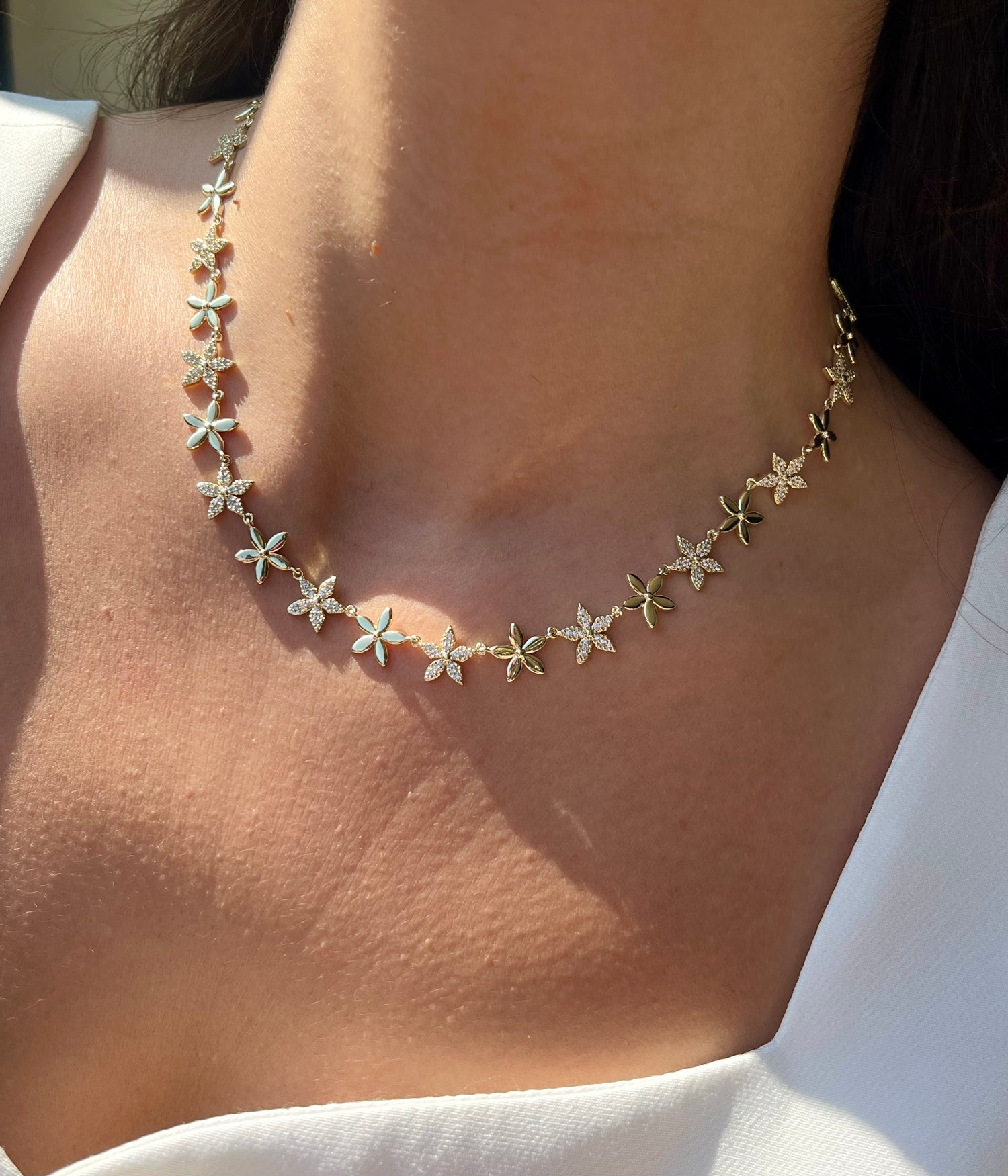 Multi Flower Necklace