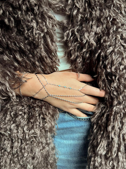 Blue Ayn Hand Chain