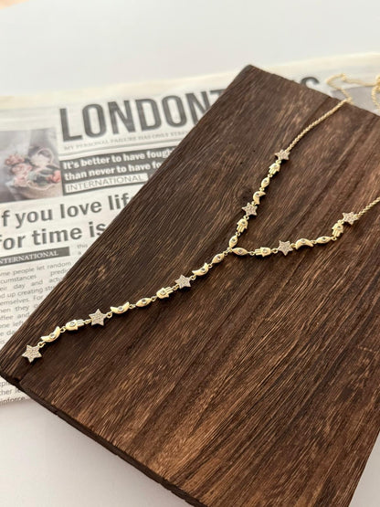 Mixed Y DropDown Necklace