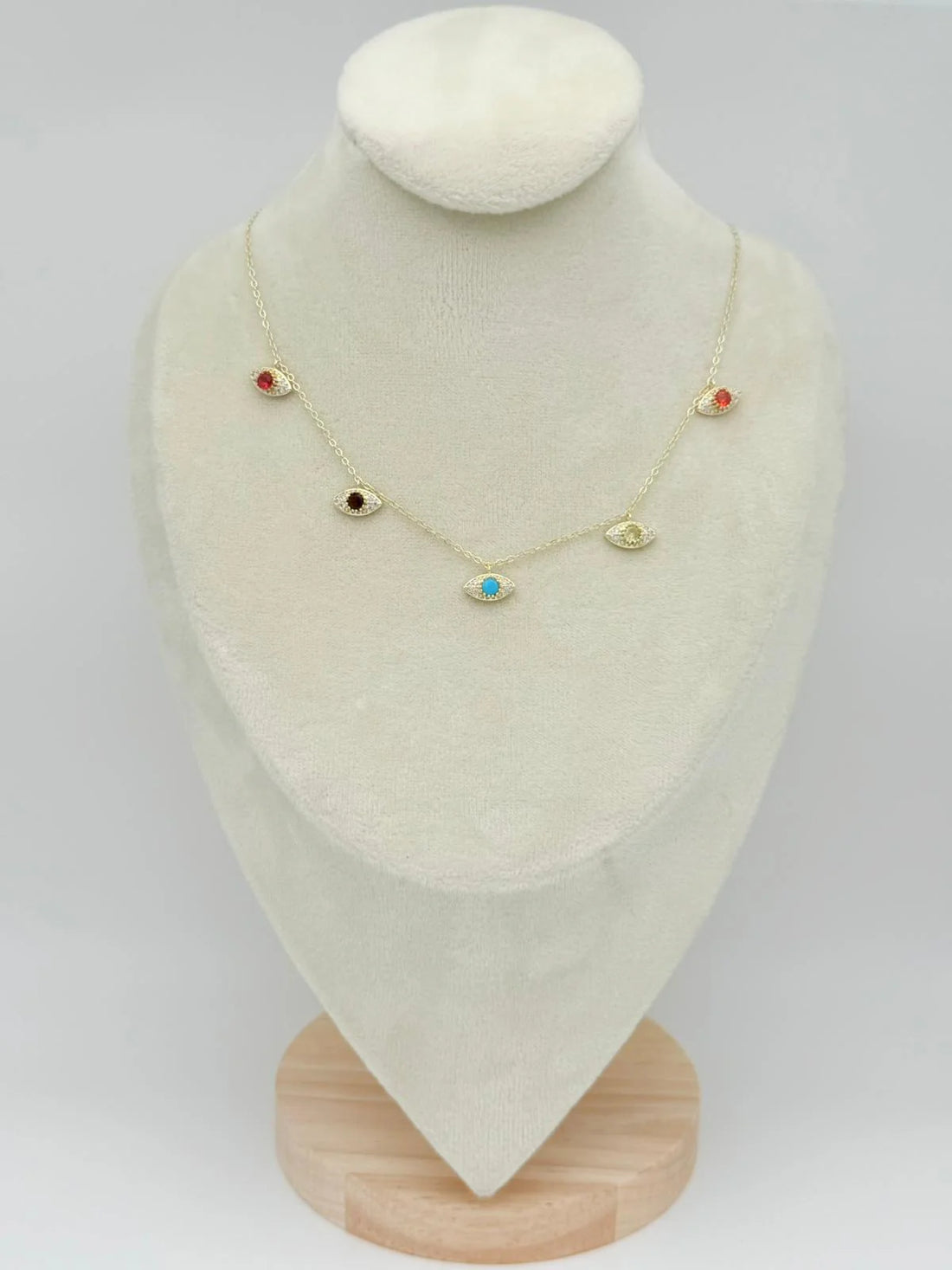Multi Colored Eye Necklace