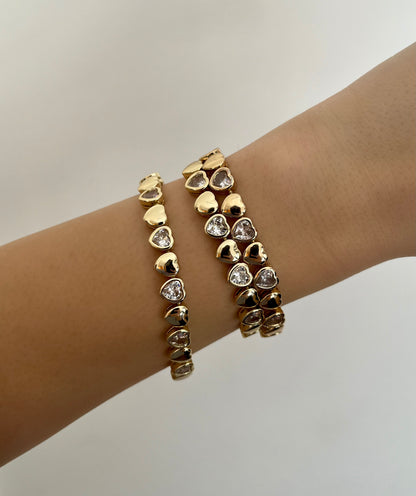 Sizzling Hearts Bracelet