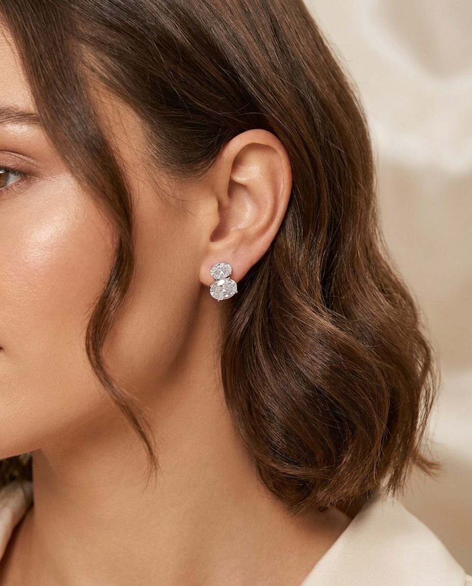 Twin Spark Earrings