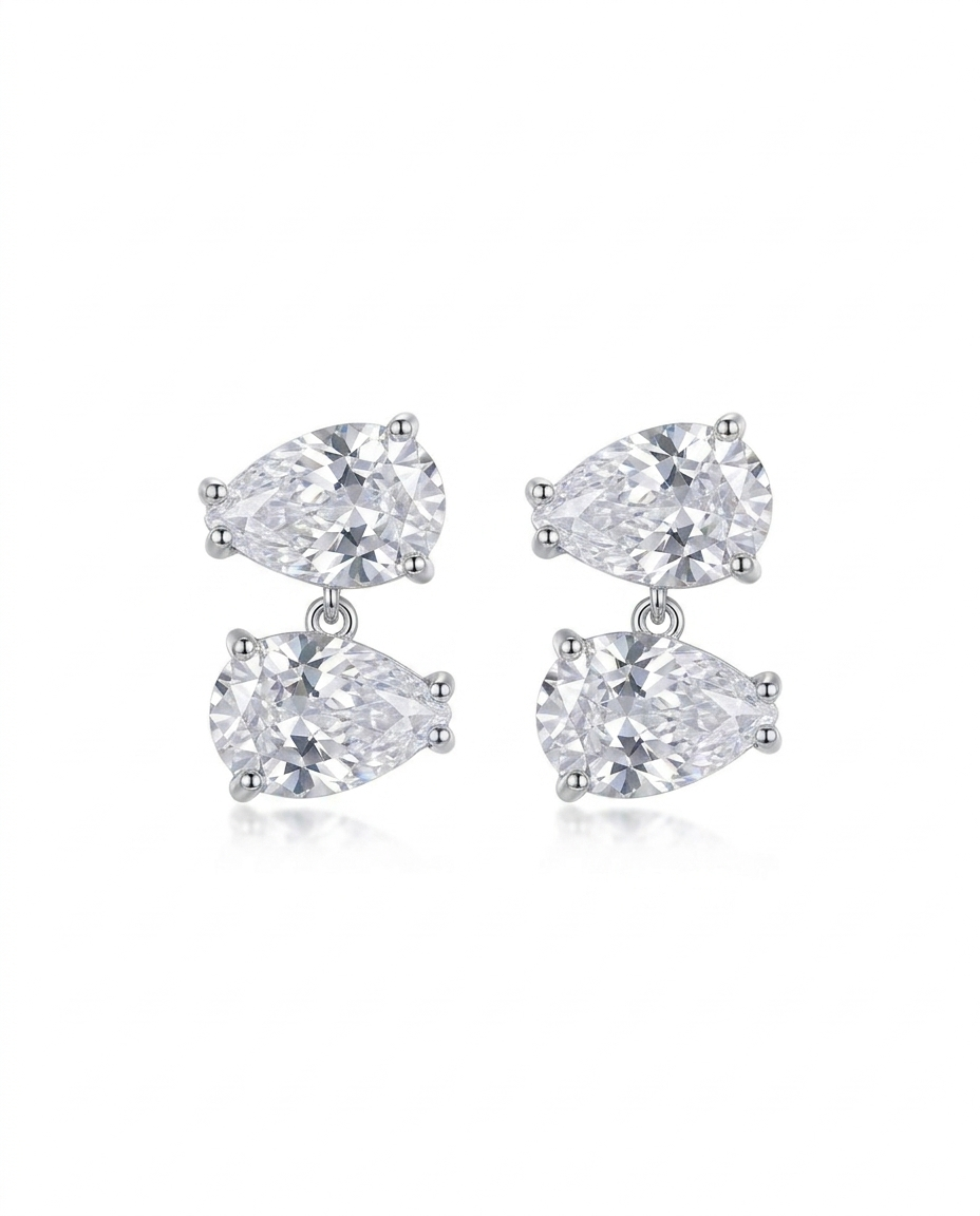 Double Drop Pair Earrings
