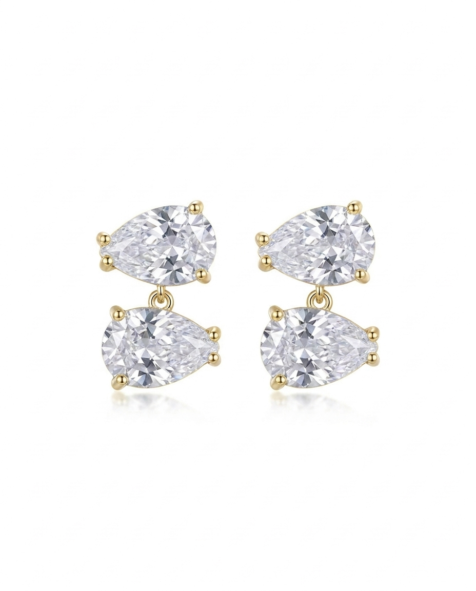 Double Drop Pair Earrings