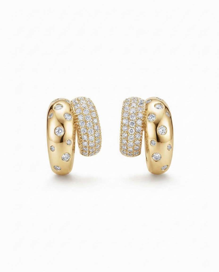Contrast Earrings