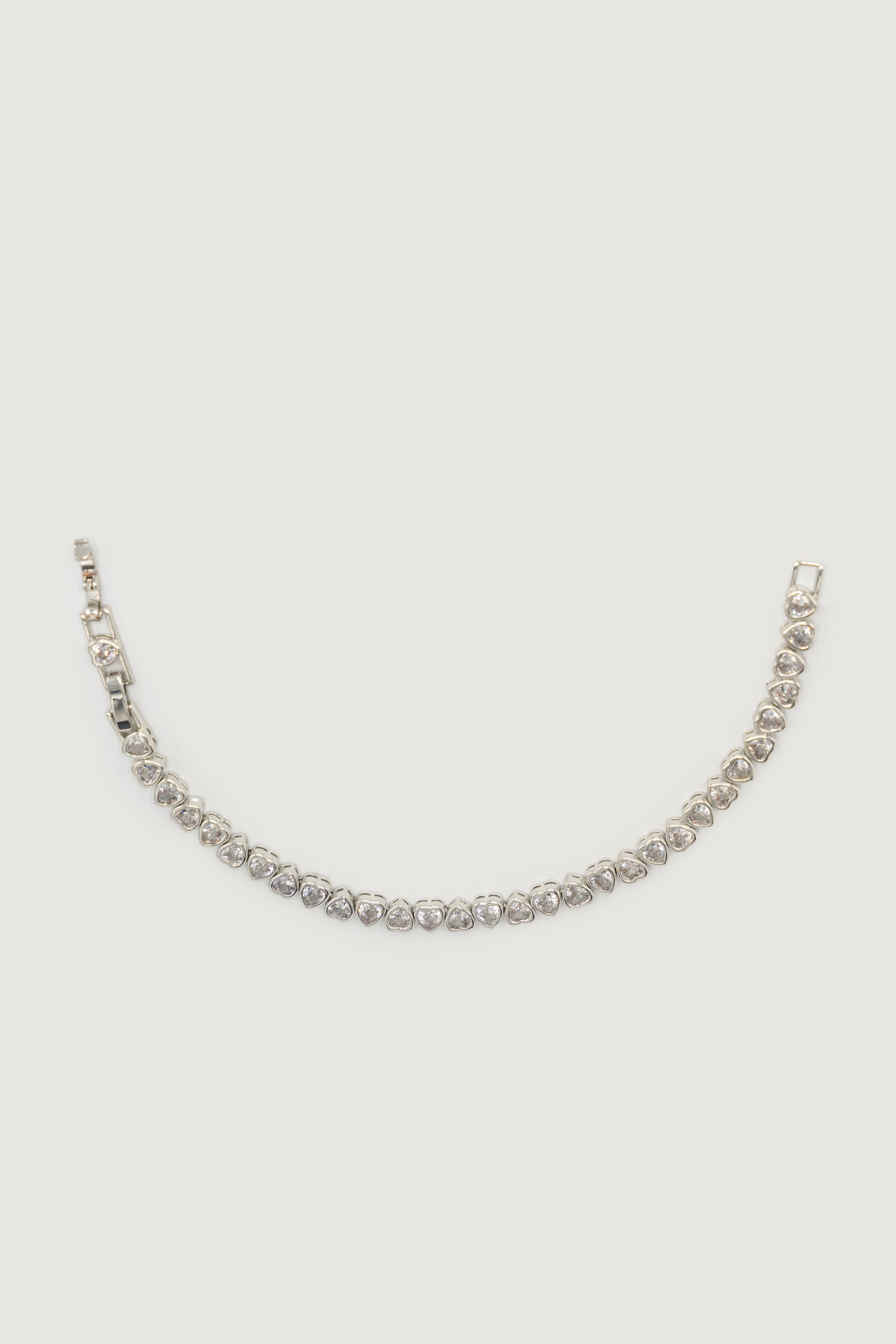 Mini Silver Hearts Bracelet