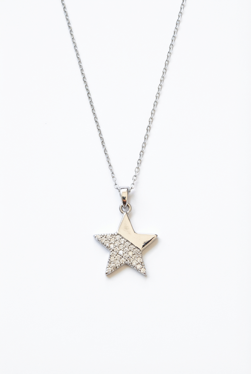 Silver Star Necklace