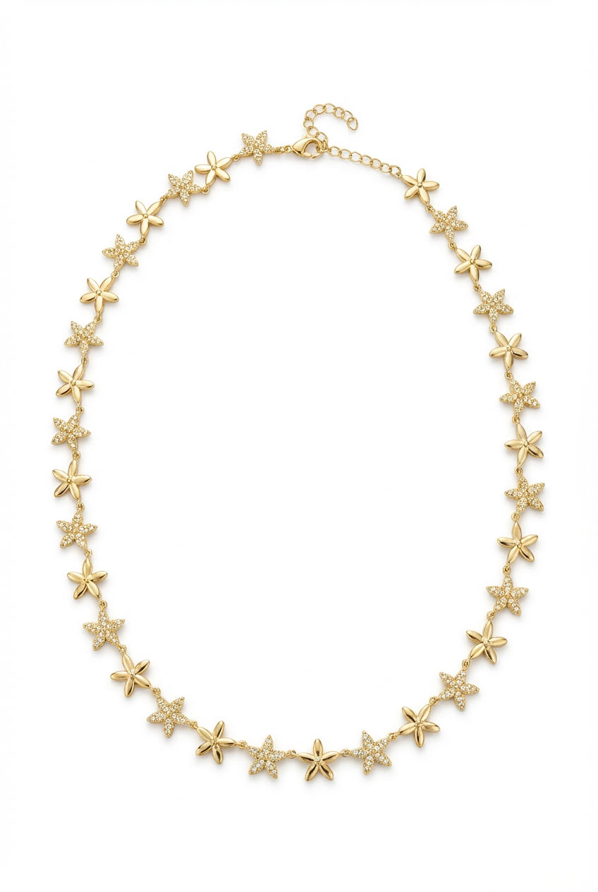Multi Flower Necklace