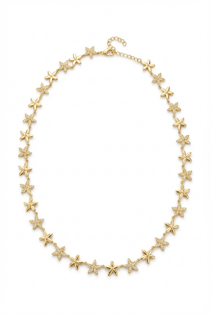 Multi Flower Necklace