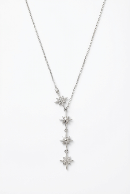 Drop Down Stars Necklace