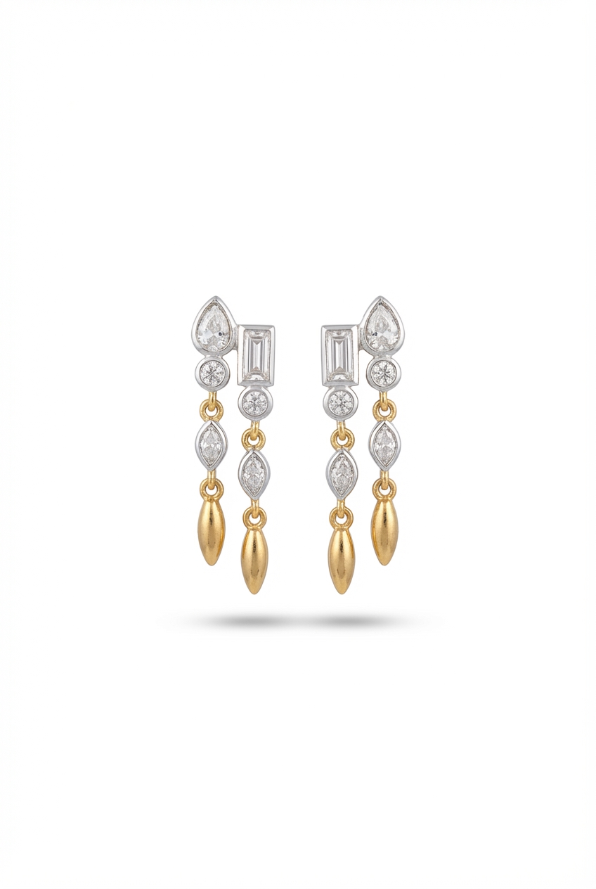 Geometric Short Earrings