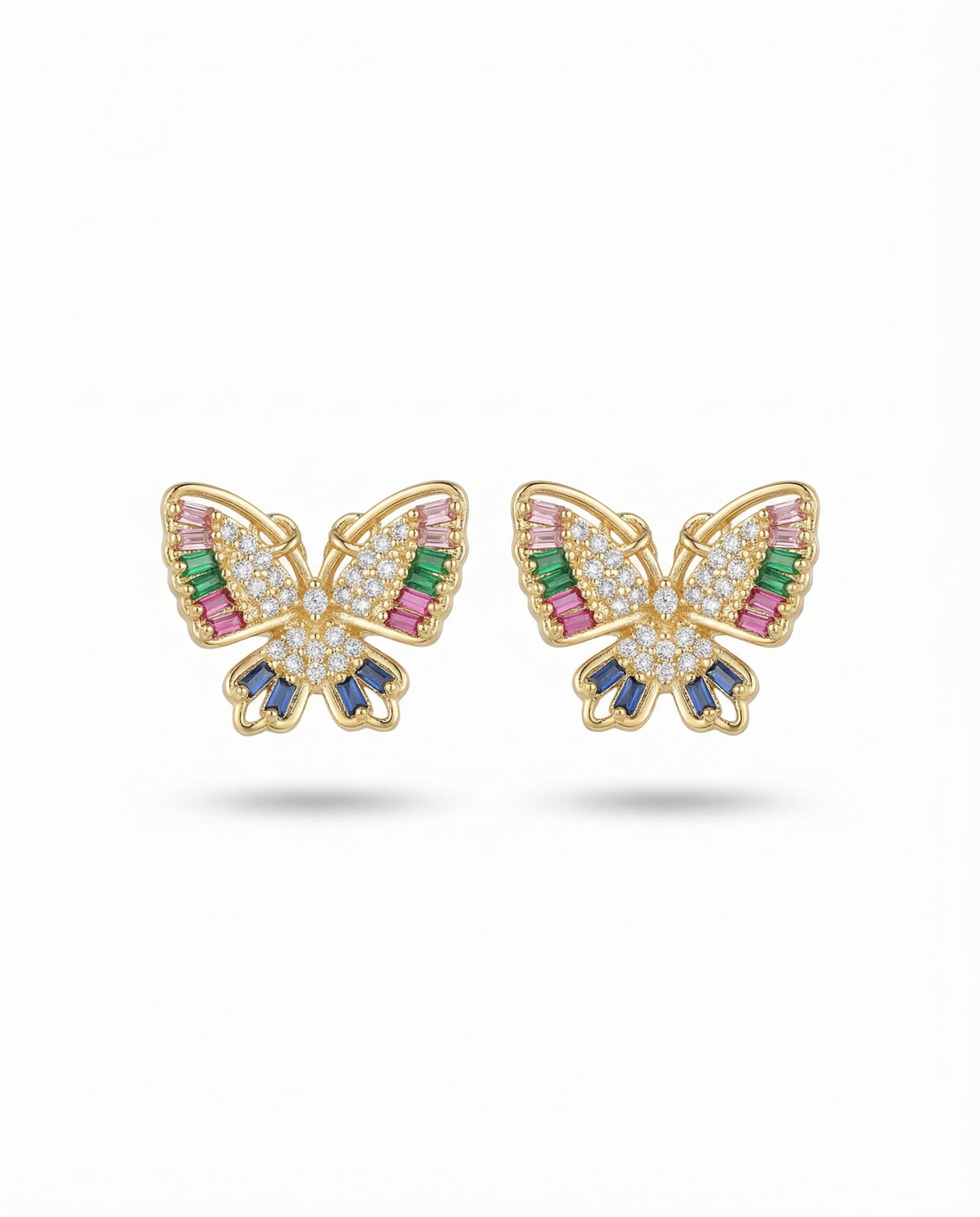 Colorful Butterfly Earrings