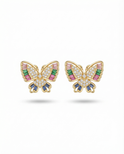 Colorful Butterfly Earrings