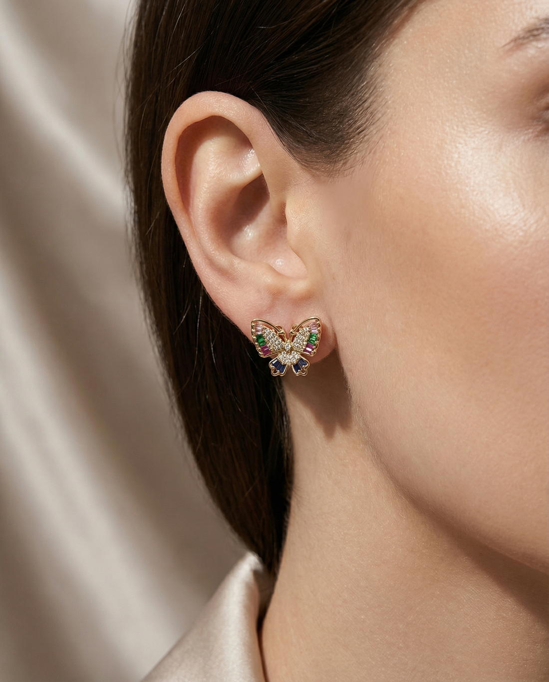 Colorful Butterfly Earrings