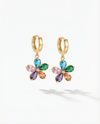 Colorful Flower Earrings