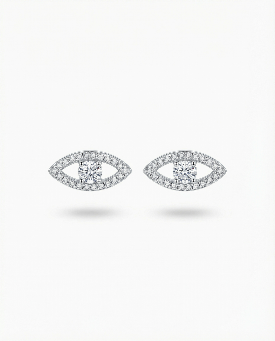 Eye Silver Earrings