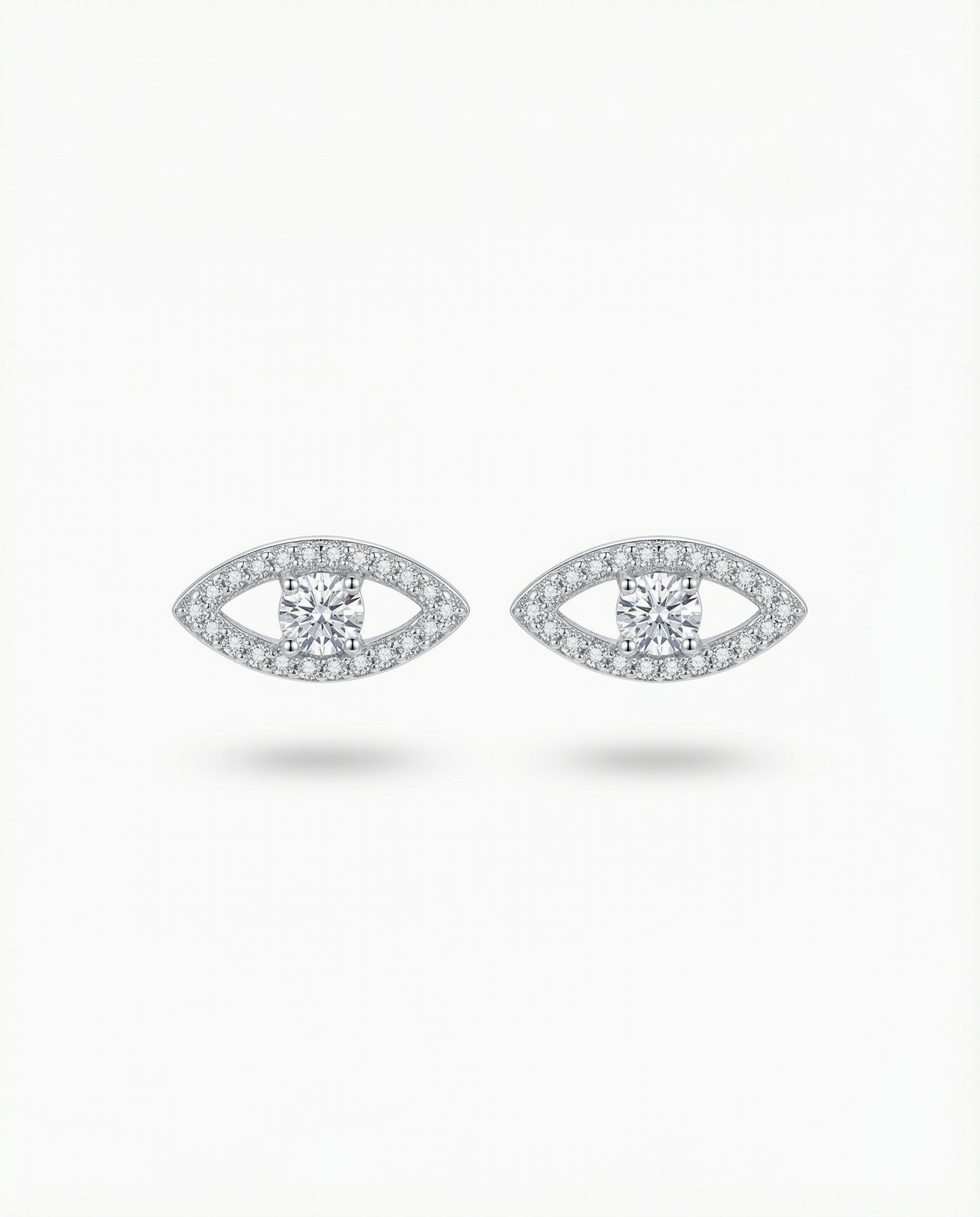 Eye Silver Earrings