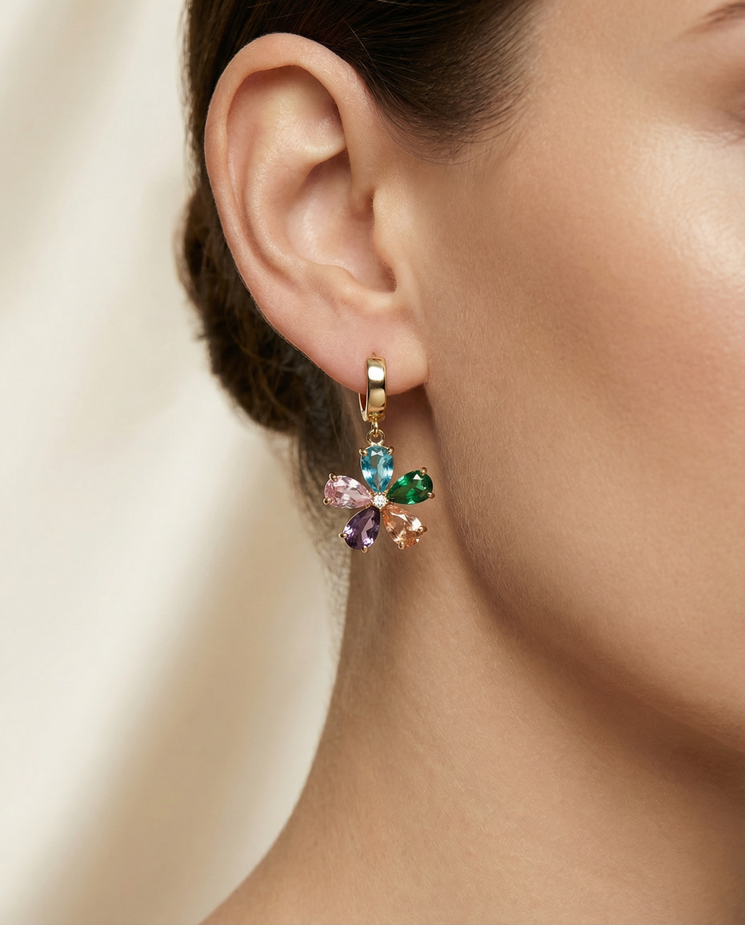 Colorful Flower Earrings