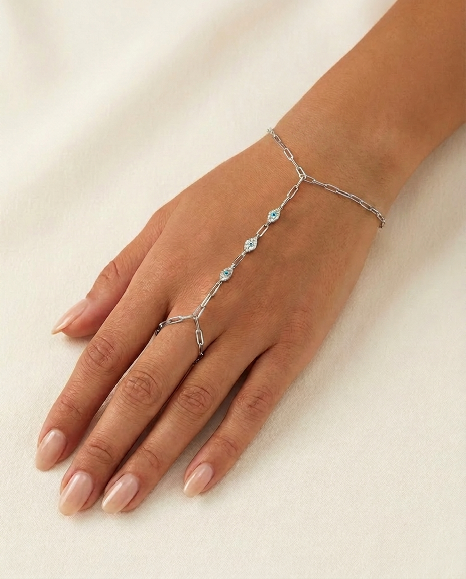 Blue Ayn Hand Chain