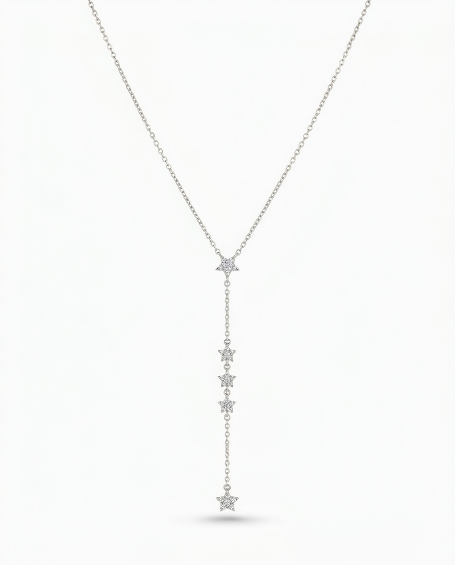 Drop Down Etoiles Necklace